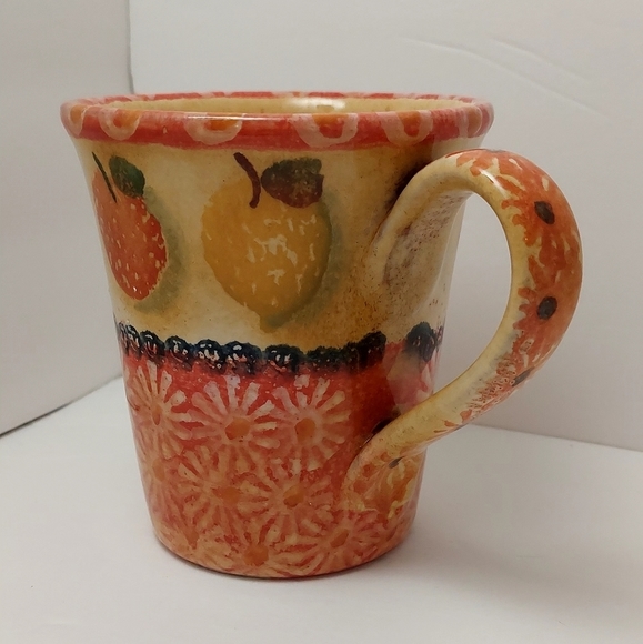 Neiman Marcus Coffee Tea Mug Cup Handpainted in Italy - Picture 7 of 13